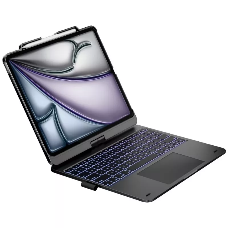 Typecase Flexbook Touch funda con teclado para iPad Air 13 M2 2024 / M3 2025 / M4 2026, gris