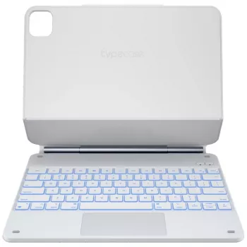Typecase Edge Funda con teclado para iPad Air 13 2024/2025, blanco