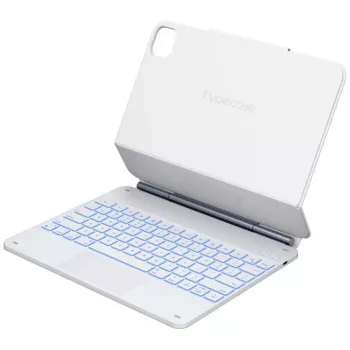 Typecase Edge Funda con teclado para iPad Air 13 2024/2025, blanco