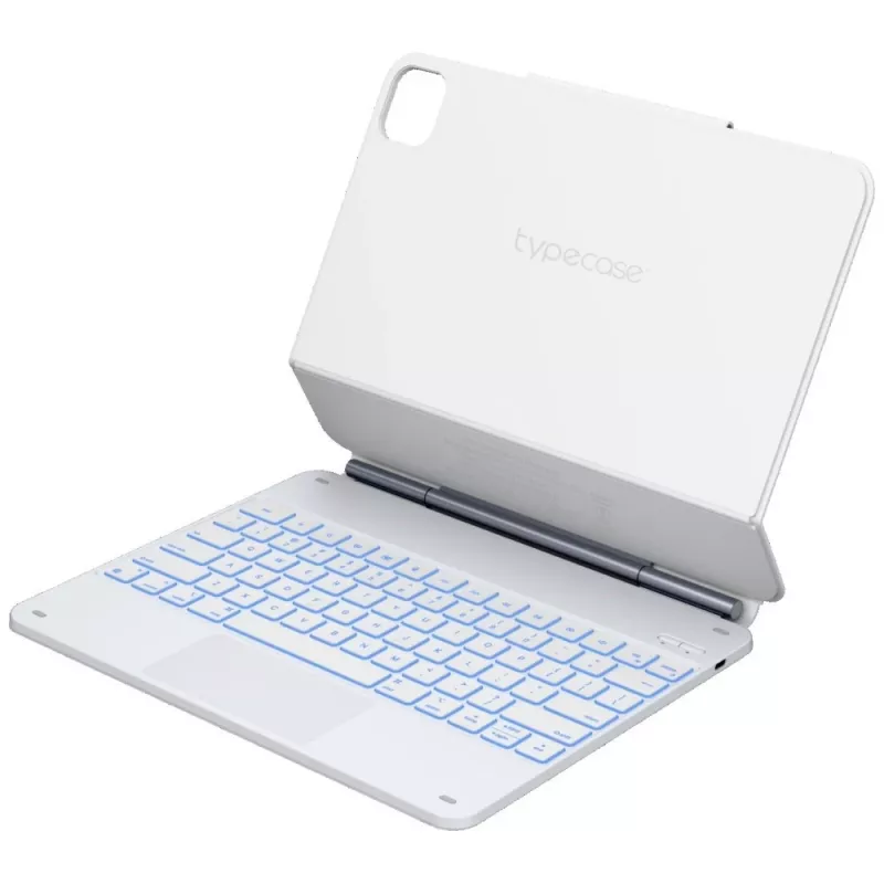 Typecase Edge Funda con teclado para iPad Air 13 2024/2025, blanco