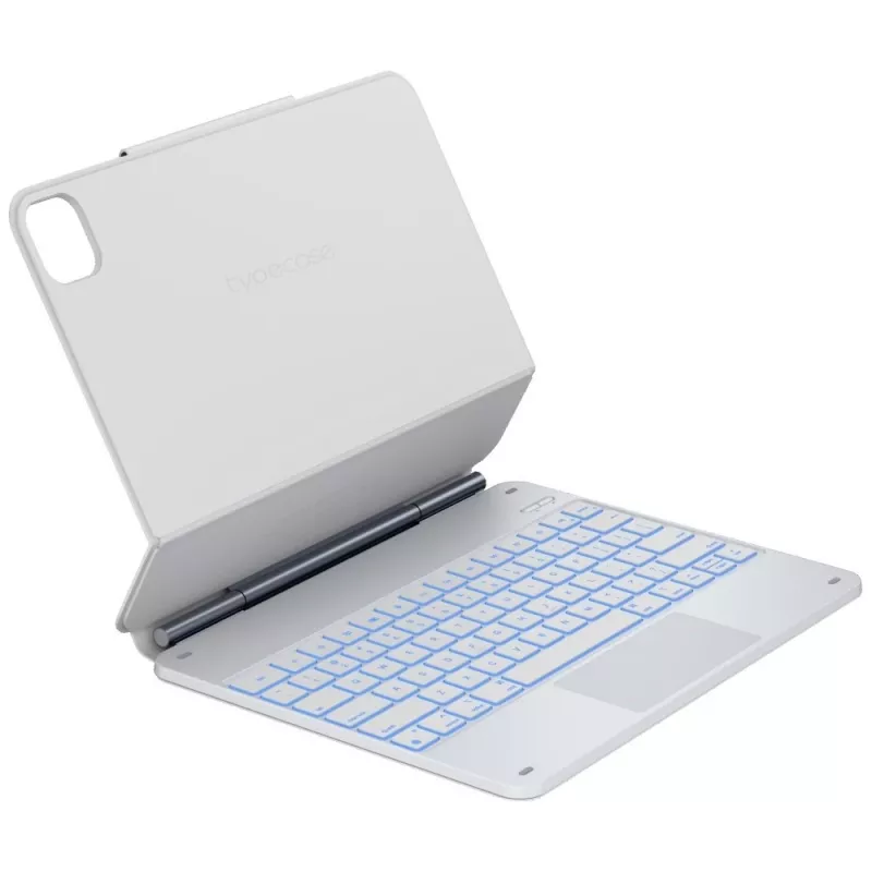 Typecase Edge Funda con teclado para iPad Air 13 2024/2025, blanco