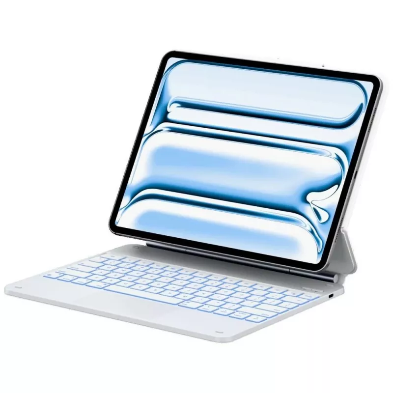 Typecase Edge Funda con teclado para iPad Air 13 2024/2025, blanco