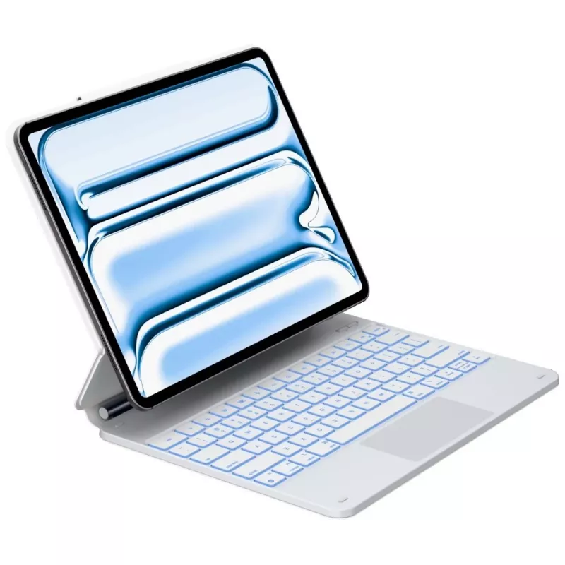 Typecase Edge Funda con teclado para iPad Air 13 2024/2025, blanco
