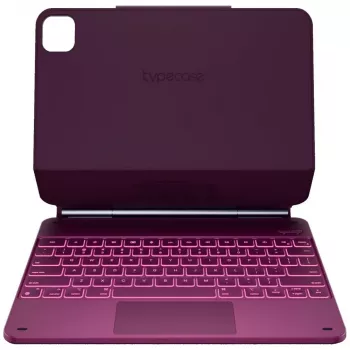 Typecase Edge Funda con teclado para iPad Air 13 2024/2025, frambuesa