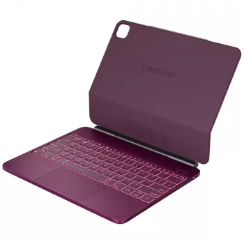 Typecase Edge Funda con teclado para iPad Pro 13 2024/2025, frambuesa