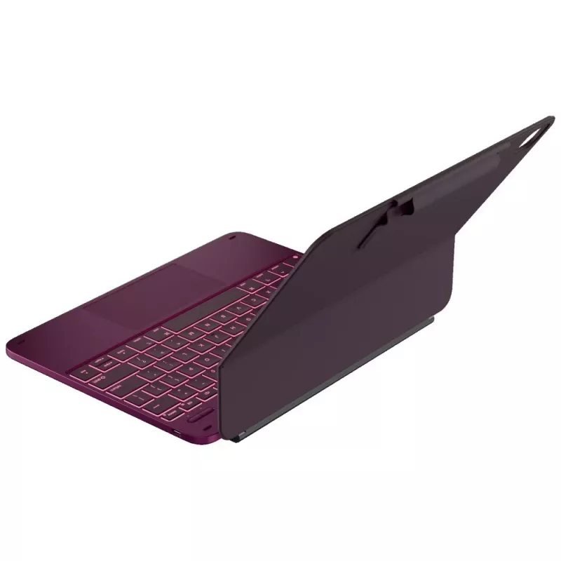 Typecase Edge Funda con teclado para iPad Pro 13 2024/2025, frambuesa