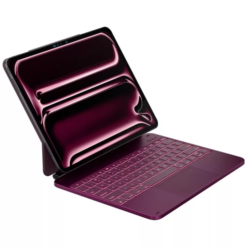 Typecase Edge Funda con teclado para iPad Pro 13 2024/2025, frambuesa