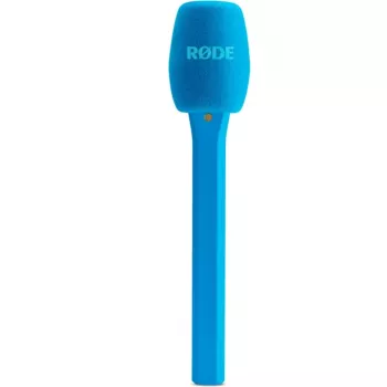Rode Interview Micro Adaptador de mano (azul) para transmisores Wireless GO