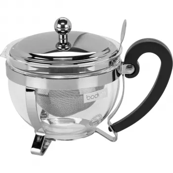 Bodum Chambord Prensa de té 0,5 litros, con filtro, acero inoxidable