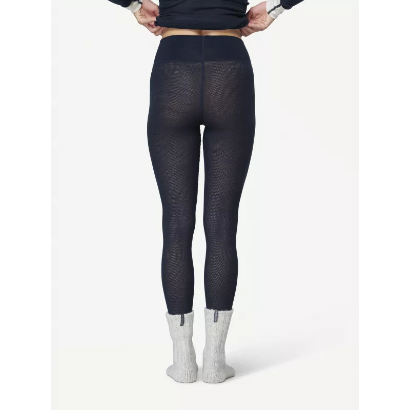 Devold Wool Mesh 190 Longs Mallas térmicas de mujer - Ink, talla M