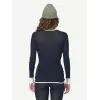 Devold Wool Mesh 190 Shirt Camiseta base de mujer - Ink/Offwhite, talla M