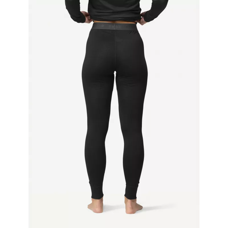 Devold Breeze Plus Merino 200 Longs Mallas térmicas de mujer - Negro, talla M