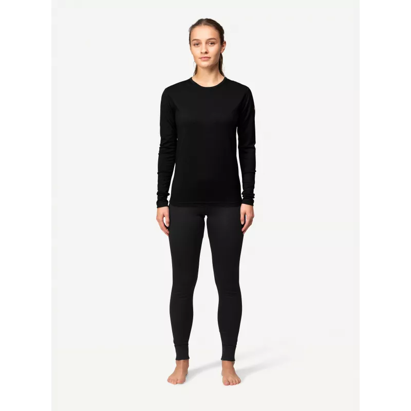 Devold Breeze Plus Merino 200 Longs Mallas térmicas de mujer - Negro, talla M
