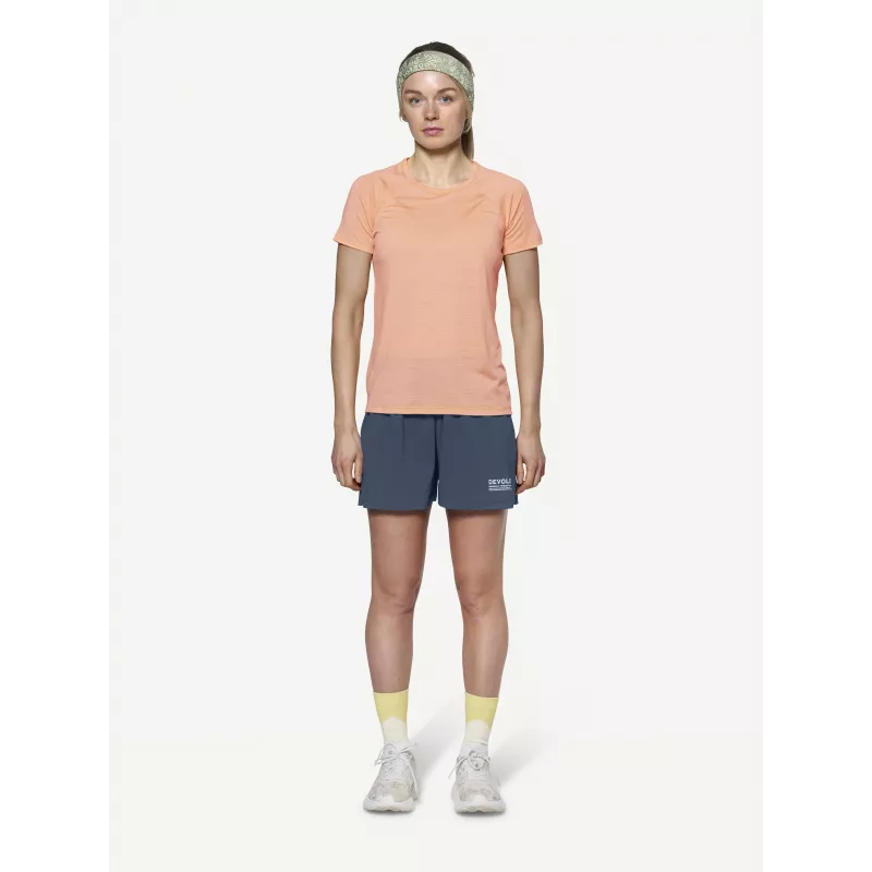 Devold Endurance Merino 130 Tee - Sunrise - Talla S - Camiseta Mujer Capa base