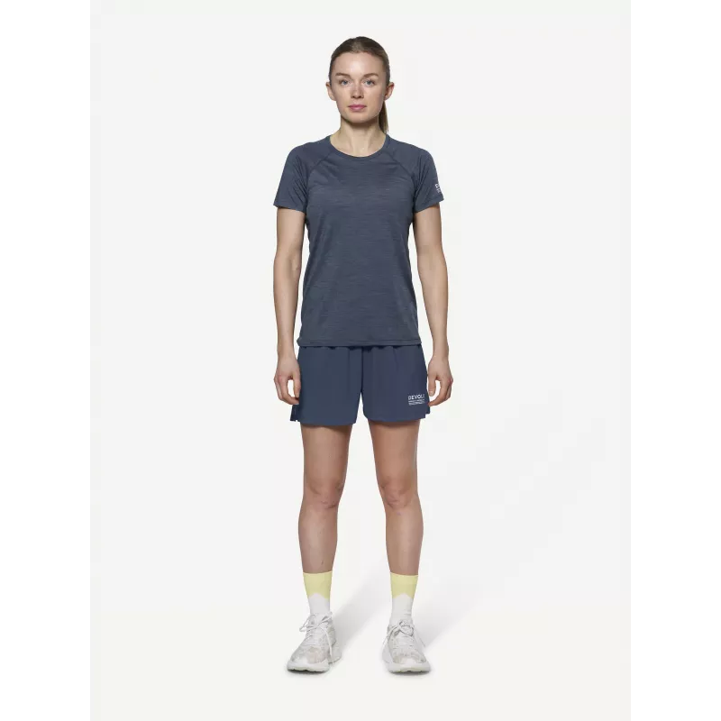 Devold Endurance Merino 130 Tee Camiseta térmica Mujer - Night, Talla M