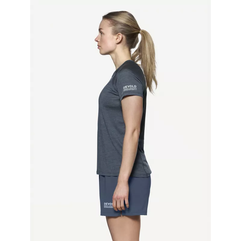 Devold Endurance Merino 130 Tee Camiseta Mujer Capa base - Night, Talla S