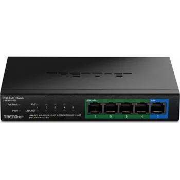TRENDnet TPE-BG350 switch 2.5G de 5 puertos PoE++