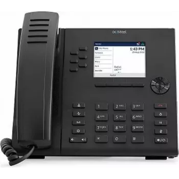 Mitel 6915 teléfono SIP (SIP abierto) - negro
