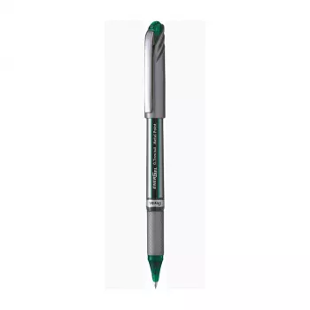 Pentel EnerGel-X bolígrafo de gel retráctil - tinta verde - punta 0,5 mm - trazo 0,25 mm - cuerpo gris