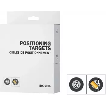 CREAFORM PEEL 3 targets de posicionamiento 6 mm con borde negro y adhesivo normal 1x500 (ACC-P3D-PTBC3)