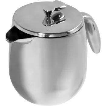Bodum COLUMBIA cafetera French Press 4 tazas, 0,5L, acero inoxidable de doble pared, aislamiento al vacío, plata pulida