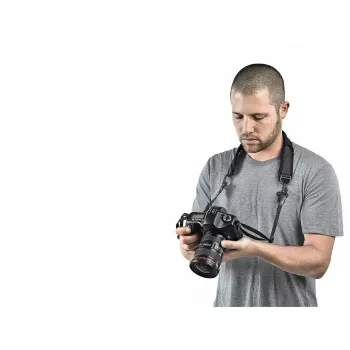 Manfrotto Pro Light Correa para cámara PL con sistema de cierre rápido, negra