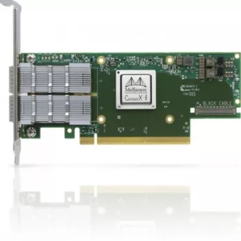 Mellanox NVIDIA ConnectX-6 VPI MCX653106A-HDAT-SP Tarjeta adaptadora de red - HDR IB (200 Gb/s) y 200GbE de doble puerto QSFP56 PCIe 4.0 x16 Tall Bracket