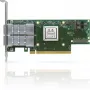 Mellanox NVIDIA ConnectX-6 VPI MCX653106A-HDAT-SP Tarjeta adaptadora de red - HDR IB (200 Gb/s) y 200GbE de doble puerto QSFP56 PCIe 4.0 x16 Tall Bracket