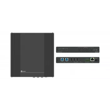 Kramer Electronics SWT3-41-U Conmutador gestionado 4x1 USB 3.2 Host PoE-Acceptor con 4 dispositivos - 10 Gbps - Power over Ethernet