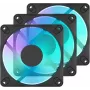 Fractal Design Dynamic 3-14 RGB Black pack de 3 ventiladores PWM de 140 mm