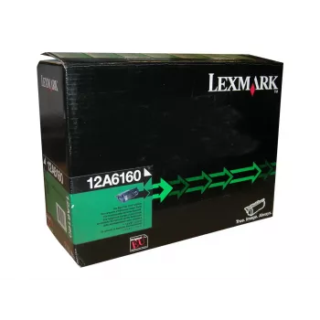 Cartucho de tóner Lexmark negro original remanufacturado (12A6160)