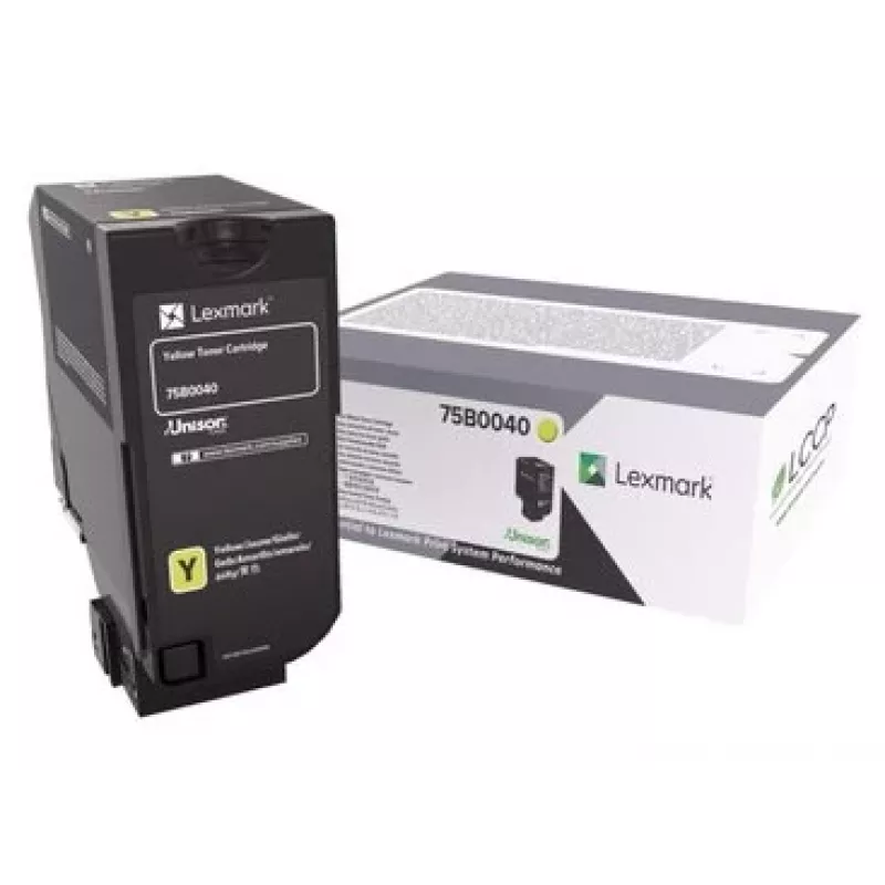 Lexmark cartucho de tóner original amarillo para Lexmark CS727de