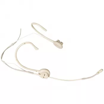 Kindermann MU-55HNS-3M micrófono de diadema - negro, cable de 3m, omnidireccional, condensador de electret