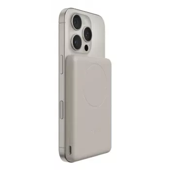 Belkin BoostCharge Batería externa magnética Slim BPD020HQSA 5000 mAh, 7,5 W, Arena