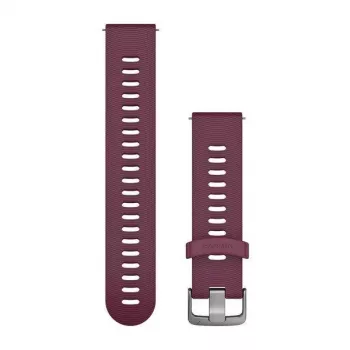 HAMA Garmin Correa de silicona para Vivoactive 3, Vivomove HR, Forerunner 645, Forerunner 245 - Berry 010-11251-1W