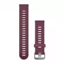 HAMA Garmin Correa de silicona para Vivoactive 3, Vivomove HR, Forerunner 645, Forerunner 245 - Berry 010-11251-1W