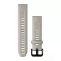 Correa de silicona para reloj Garmin 20 mm, Lightsand, 010-13102-04