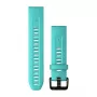 Correa de silicona para reloj Garmin 20 mm, Aqua, 010-13102-05
