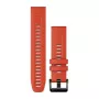 Correa de silicona Garmin para reloj 22 mm Flame Red 010-13111-04