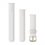 Correa de silicona Garmin QuickFit 20 mm beige claro con cierre oro crema 010-12932-53