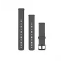 Correa de silicona para reloj Garmin Quick Release 18 mm, Gravel Grey, 010-13256-00