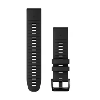 Correa de silicona Garmin QuickFit 22 mm para relojes, negra (010-13280-00)