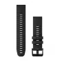 Correa de silicona para reloj Garmin QuickFit 22 mm, Negra (010-13280-00)