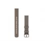 Correa de tela Garmin 14 mm para Lily 2, Coffee con hebilla Cream Gold (010-13302-10)