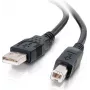 CABLES2GO C2G cable USB 2.0 A/B de 3 m negro (28103)