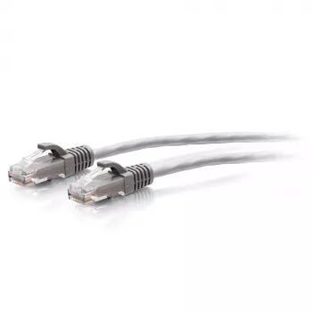 CABLES2GO C2G Cable de red Ethernet UTP Slim Cat6a sin enganches de 1ft (0,3m) - Gris