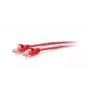 CABLES2GO C2G Cable de red Ethernet UTP Slim Cat6a sin enganches de 3ft (0,9m) - Rojo