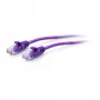 CABLES2GO C2G Cable de red Ethernet UTP Slim Cat6a sin enganches de 3ft (0,9m) - Morado