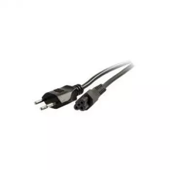 CABLES2GO C2G Cable de alimentación para portátil Swiss - IEC 60320 C5 a SEV 1011 (M) - 2 m - Negro - Suiza