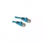 CABLES2GO Cable de red CAT5e UTP de 1m Azul RJ45 moldeado con alivio de tracción